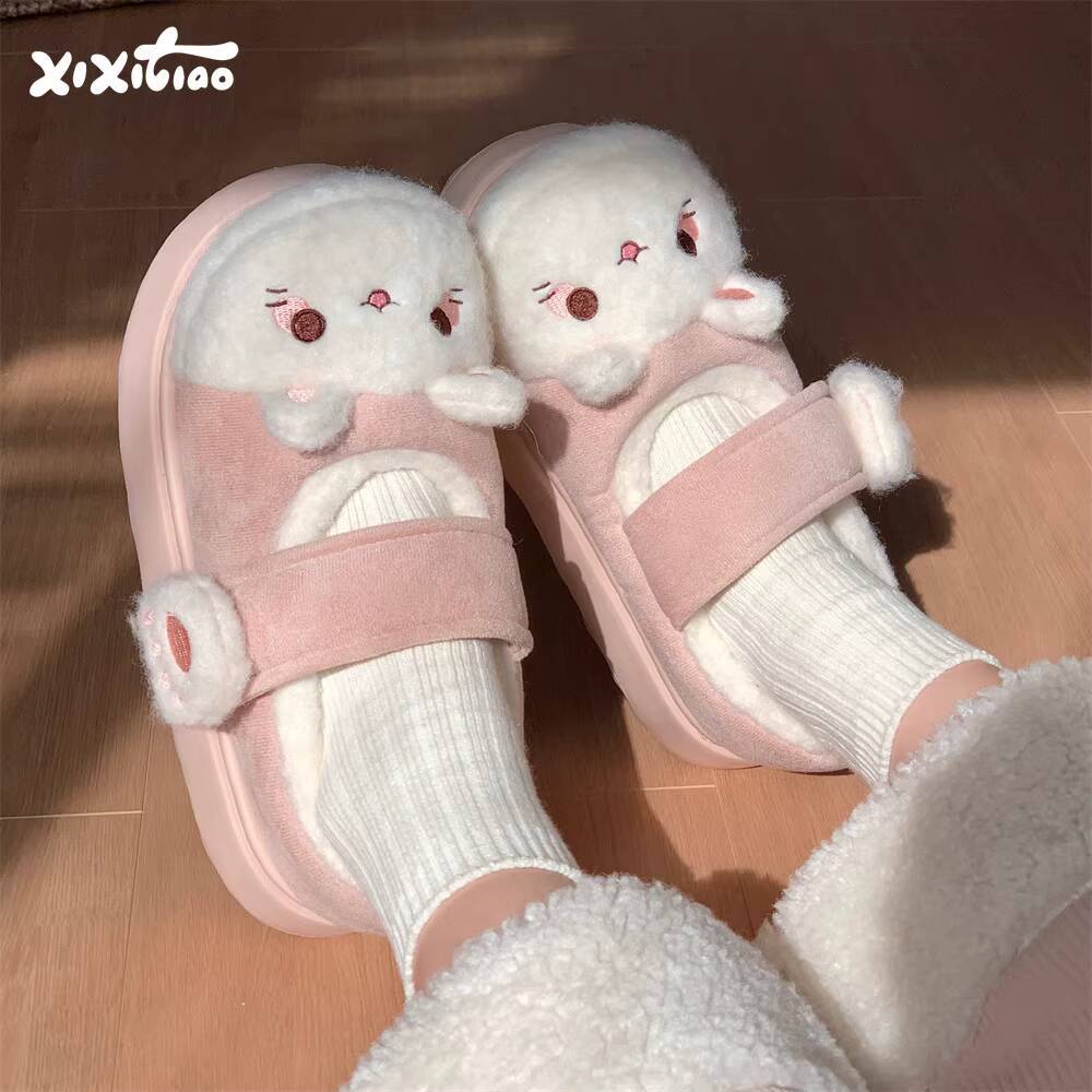 Winter Clothing Material - Pantofole invernali per la casa Morbide