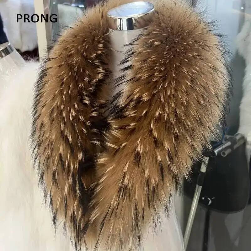 Winter Clothing Uae - Collo di pelliccia di procione naturale