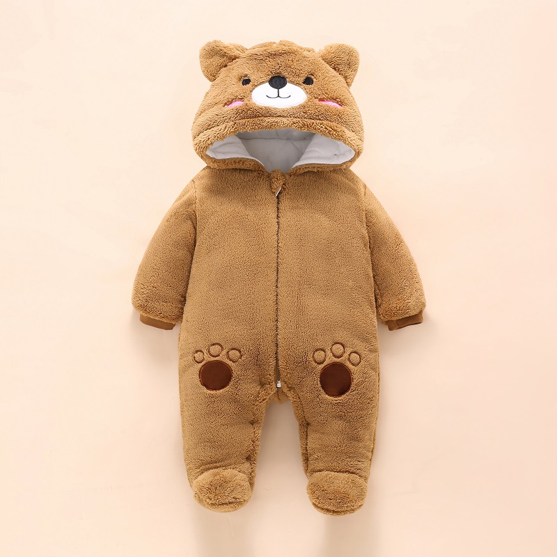 Winter Clothing For 1 Year Old Girl - 0-12M pagliaccetti per bambini Cute Bear