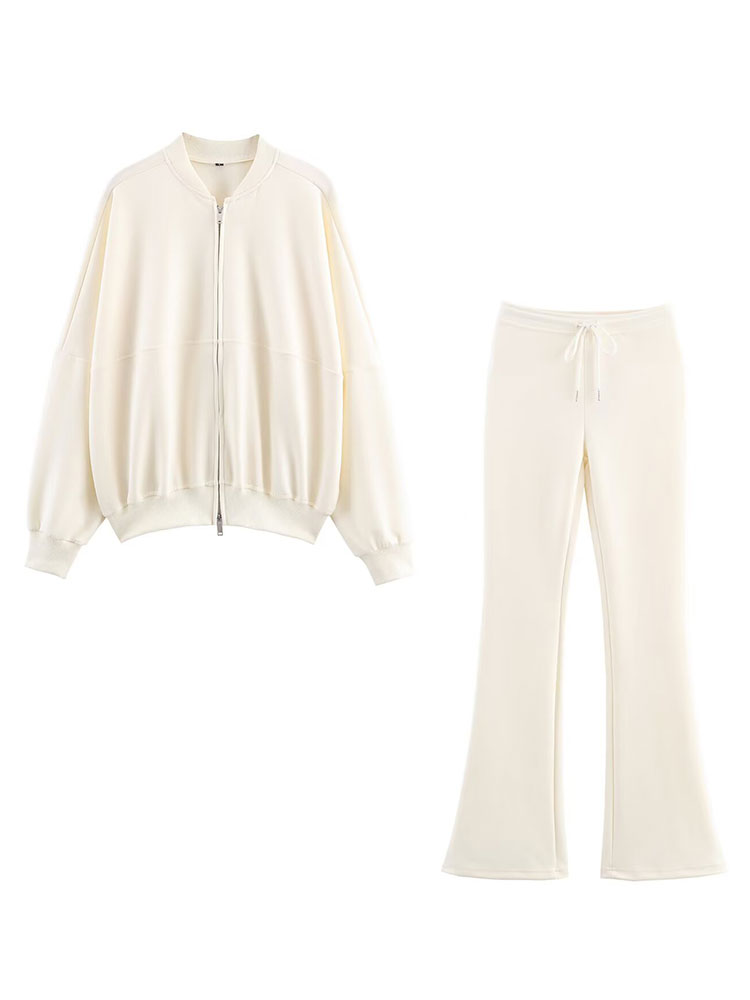 Winter Clothing Uae - HH Pantaloni svasati solidi eleganti da