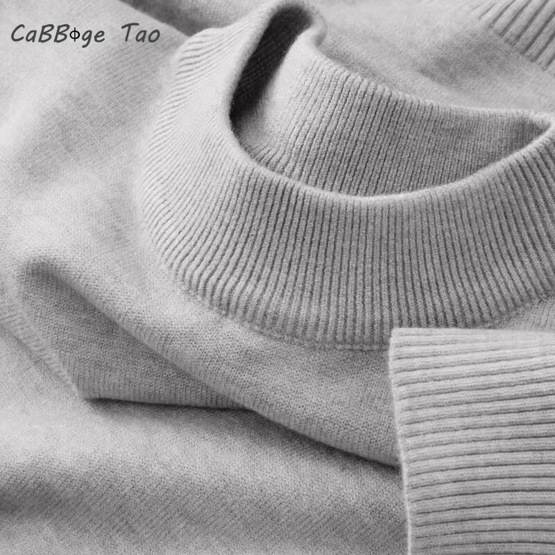 Winter Clothing Uae - Maglione dolcevita finto casual da uomo