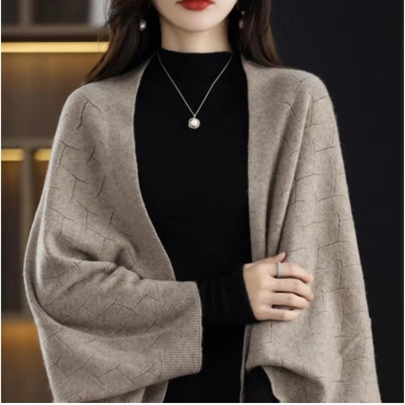 Winter Clothing Label - Cappotto in Cashmere Autunno Inverno, Cardigan
