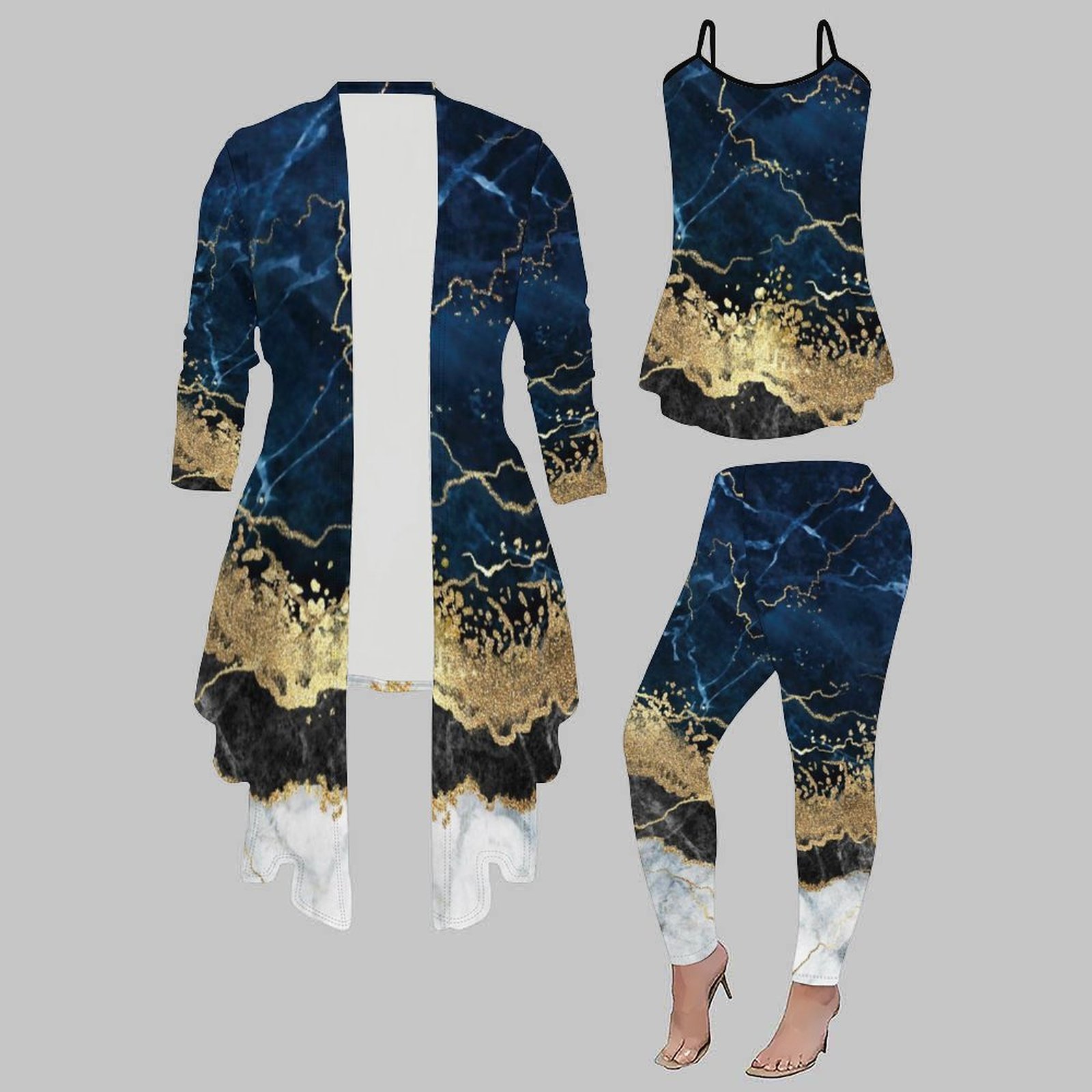 Winter Clothing Uae - Set Elegante Invernale con Pantaloni Aderenti,