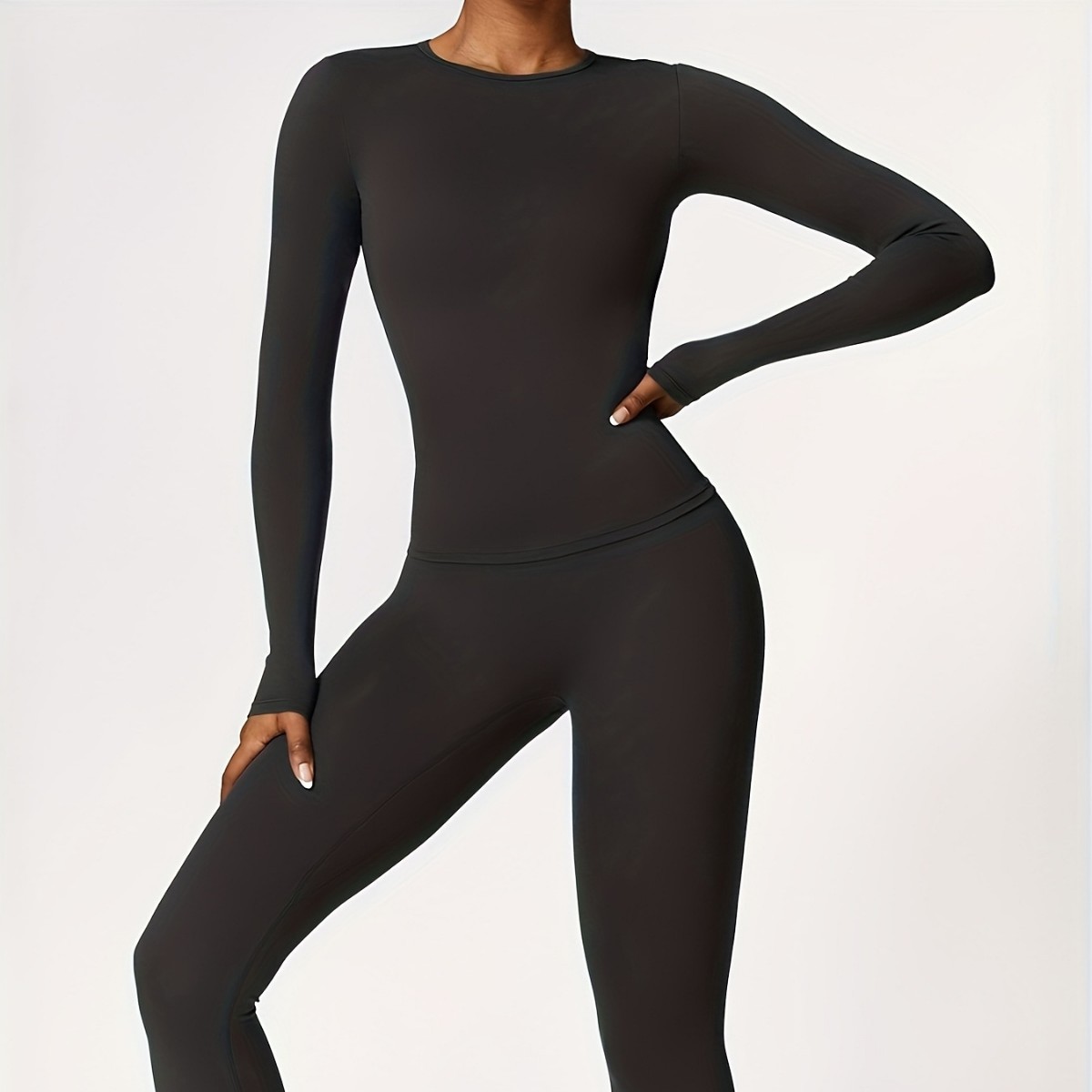 Tuta da yoga aderente a manich - Winter Clothing Women'S recensione e prezzo