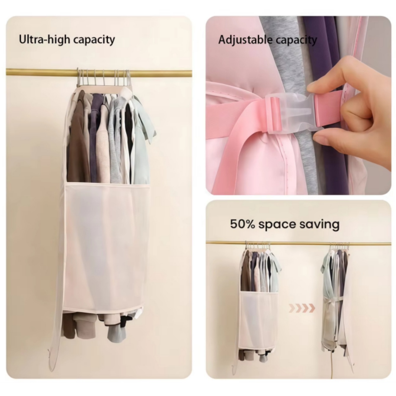 Borsa a compressione appendibi - Winter Clothing Storage recensione e prezzo
