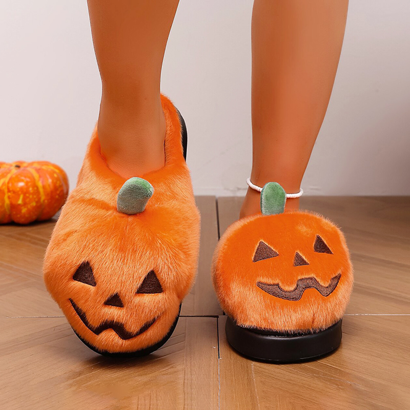 Pantofole 3D a Forma di Zucca  - Winter Clothing Material recensione e prezzo